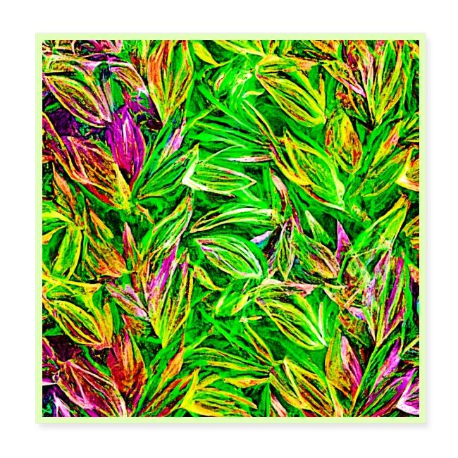 Textured Leaf Garden Art