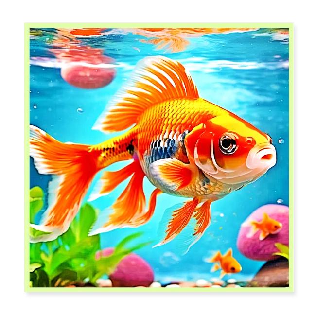 Orange White Goldfish