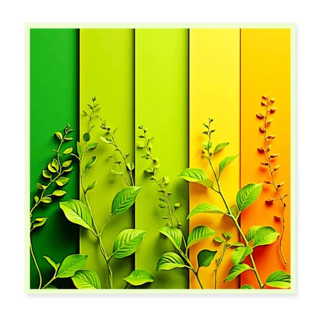 Modern Color Block Nature