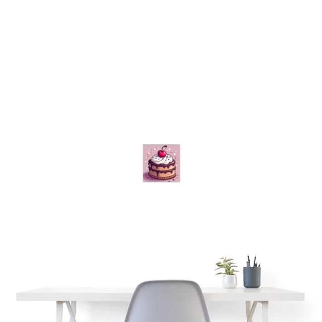 Cherry‑Topped Celebration Cake Design