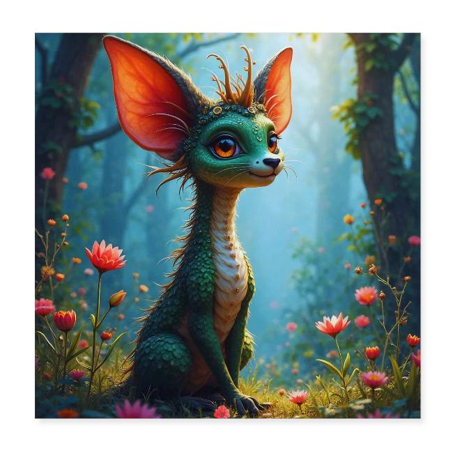Fantasy Forest Character with Magical Vibe