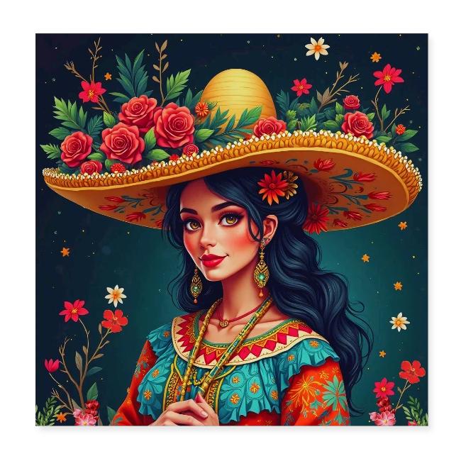 Mexican Design, Regional Mexican Charro Woman