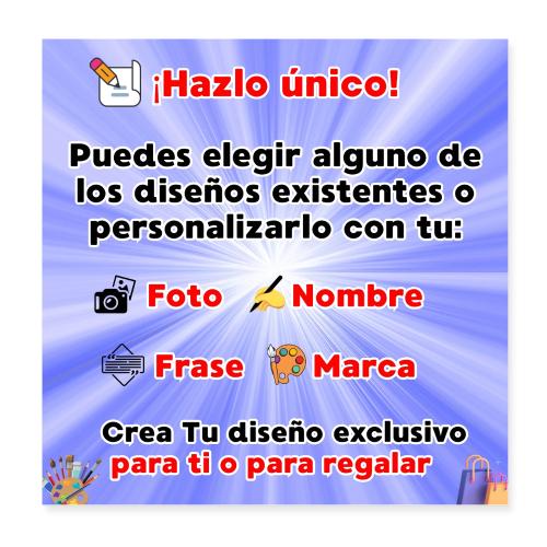 Personalized Souvenirs with Photo, Phrase, Design - Poster 8x8
