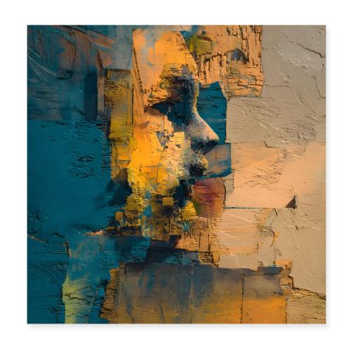 Abstract Art: Hidden in Texture - Poster 8x8