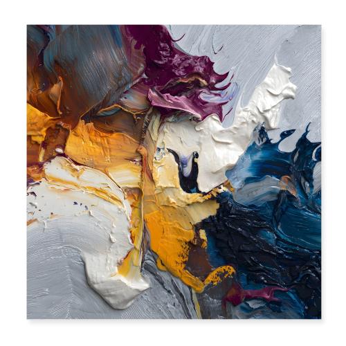 Abstract Art: Bold Layers - Poster 8x8
