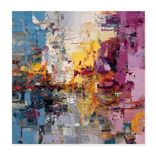 Abstract Art: Short Spectrum - Poster 8x8