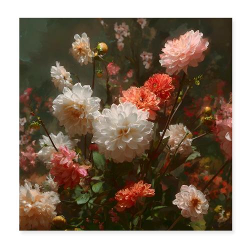 Garden Glimpse in Bloom - Poster 8x8