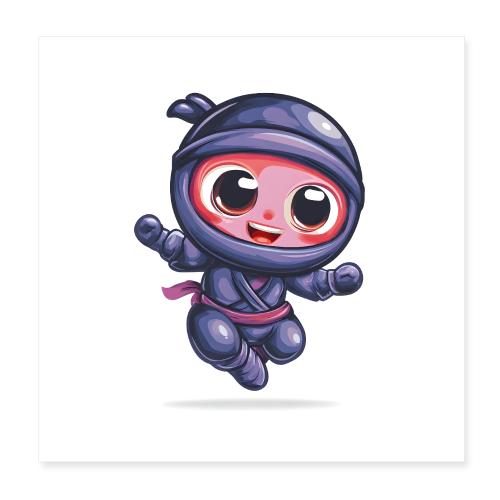 Jumping Ninja Spirit - Poster 8x8