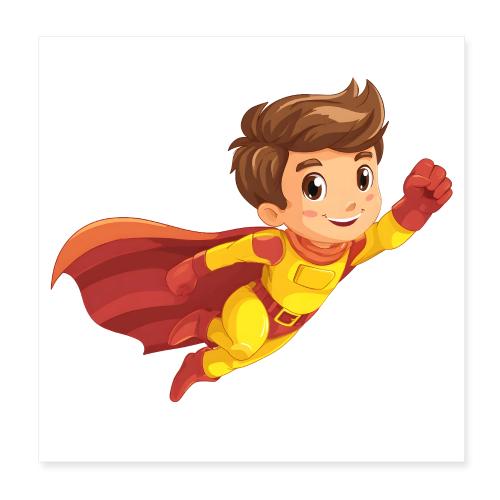 Soaring Super Boy - Poster 8x8
