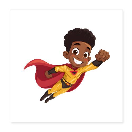 Hero in Flight - Poster 8x8