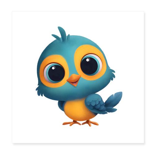 Bright Baby Bird - Poster 8x8