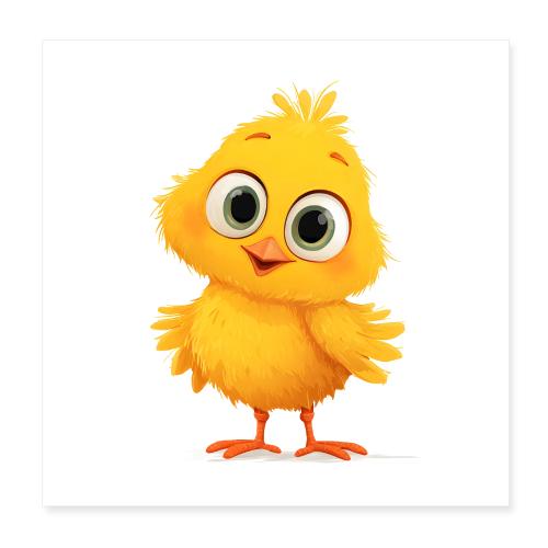 Sunny Baby Chick - Poster 8x8