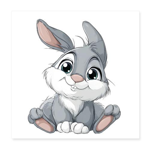 Sweet Baby Rabbit - Poster 8x8