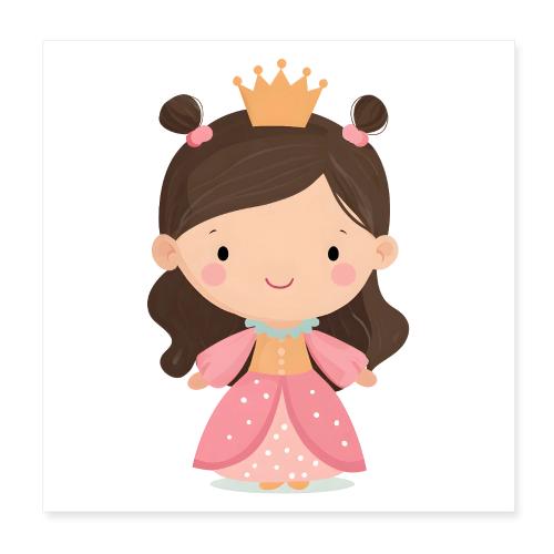 Smiling Little Princess - Poster 8x8