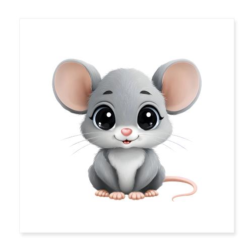 Gentle Mouse Charm - Poster 8x8