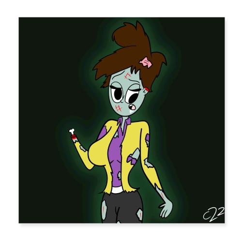 Zombie Dersy Poster - Poster 8x8