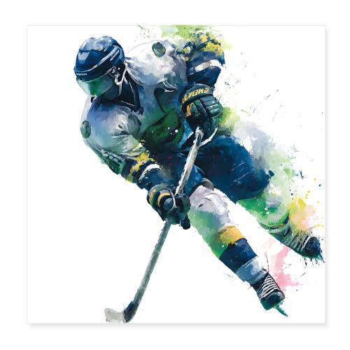 Hockey: Frozen Motion - Poster 8x8