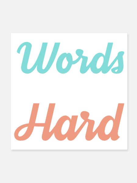 Speech Language Therapy Teacher - Poster 8x8 - white - Front
