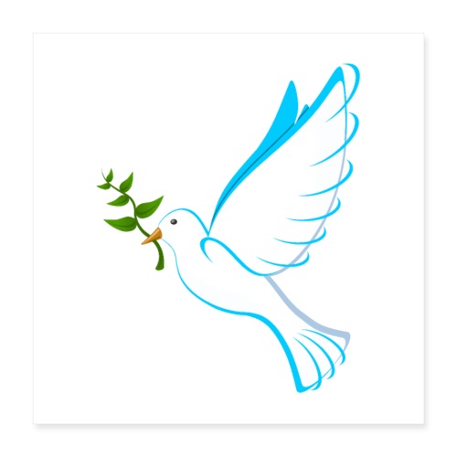 Dove of Peace - Poster 16x16