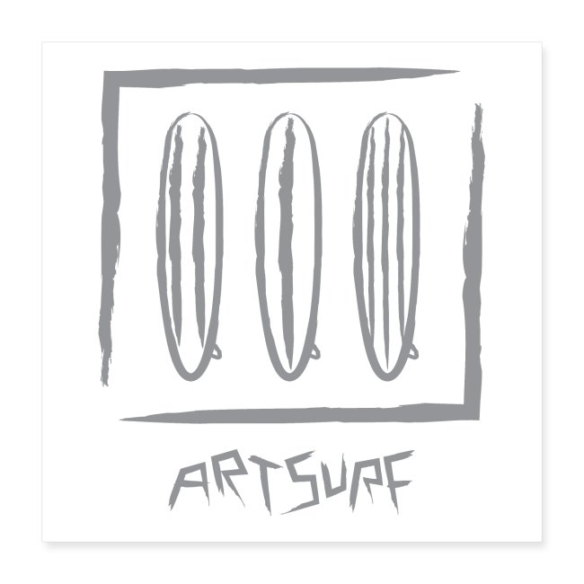 213 ArtSurf© Logo in Grey for Dark Background Swag