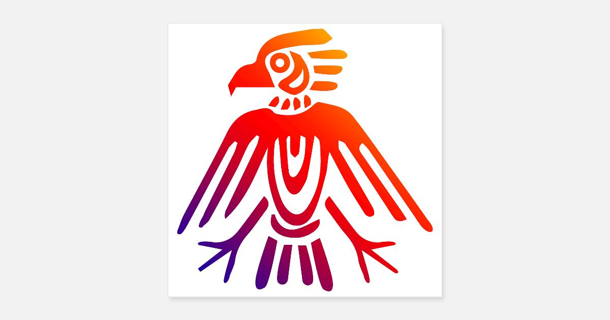 Aztec Tattoo Eagle Black Ink Tribal Aztec Eagle Tattoo Design Made On