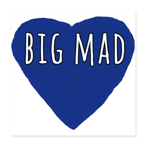 Big Mad Candy Heart - Poster 16x16