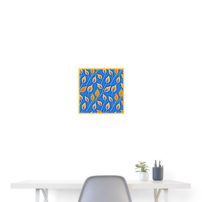 Vibrant ColorVista Leaves Pattern