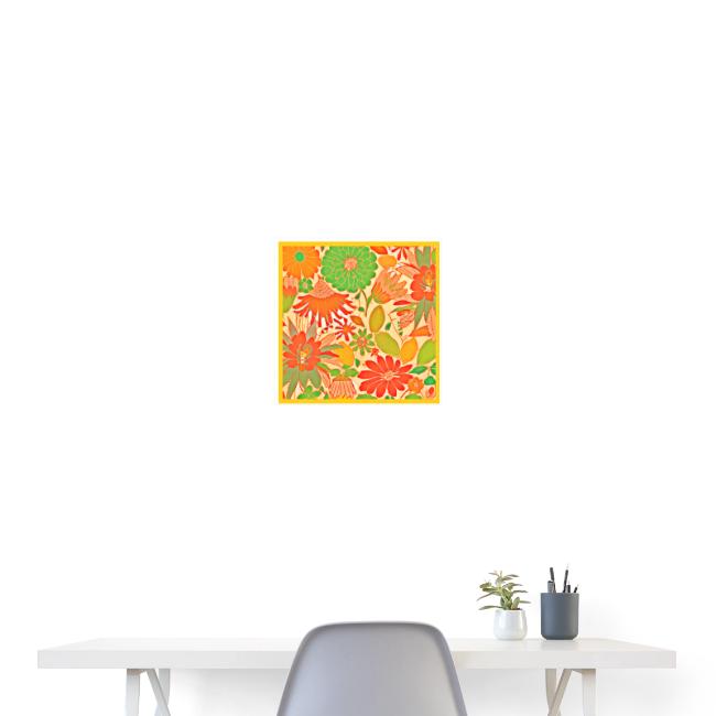 Vibrant Blossom Elegance Pattern