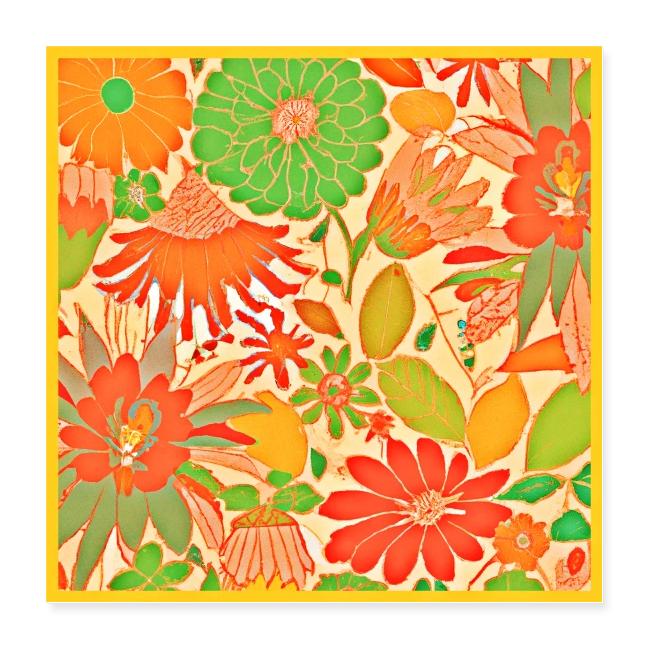 Vibrant Blossom Elegance Pattern