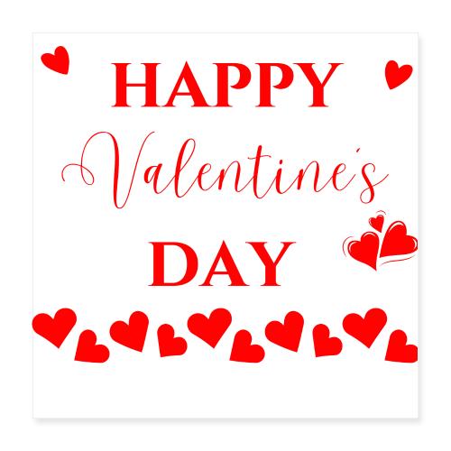 Valentine's Day Fashion, Living Love February 14 - Poster 16x16