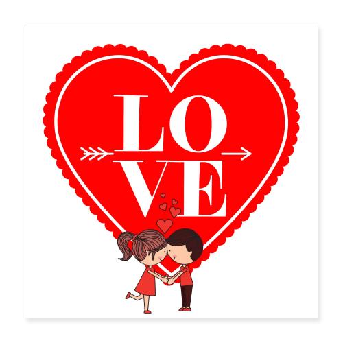 Love Valentine's Day, Designs February 14, Harmony - Poster 16x16