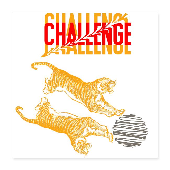 Double tiger fashion, jungle feline animals.