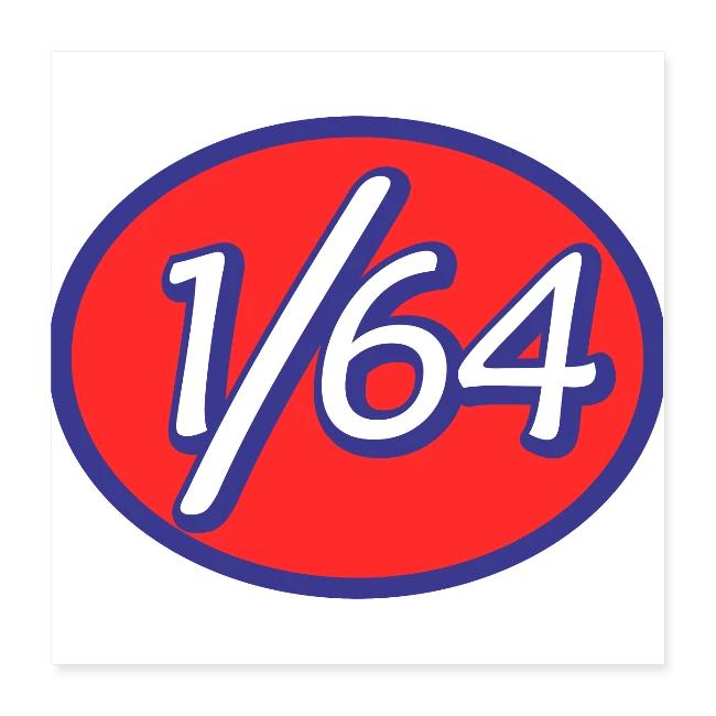 One Sixty Four -- vintage auto inspired oval