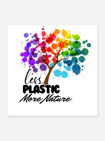 Conservation for True Nature Lovers - Poster 16x16 - white - Front
