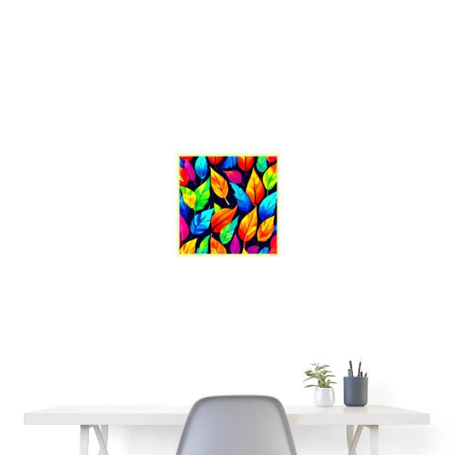 Vibrant Autumn Leaves Pattern