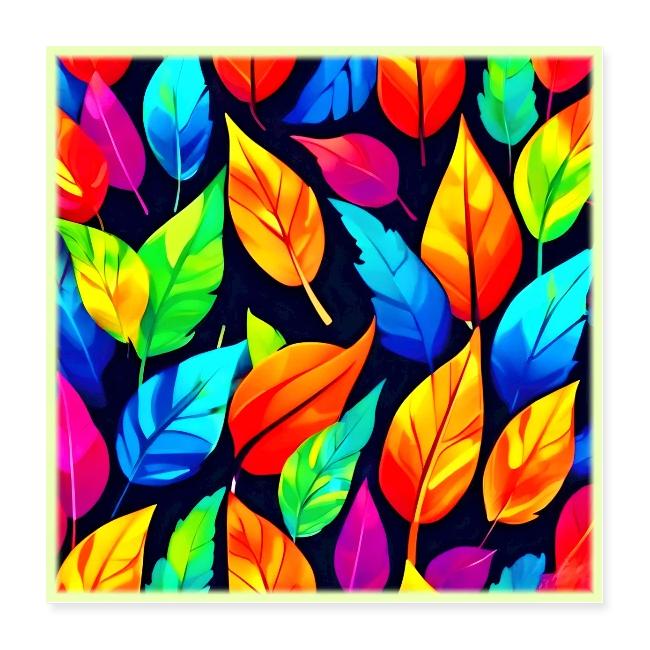 Vibrant Autumn Leaves Pattern