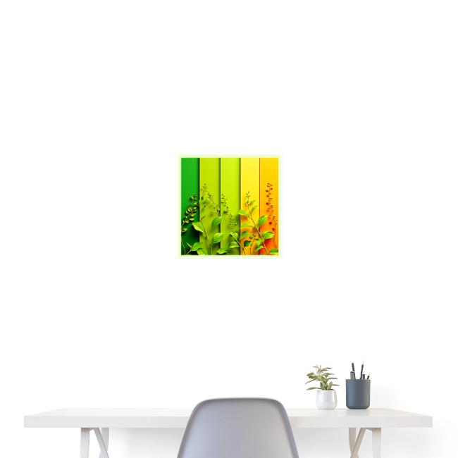 Modern Color Block Nature