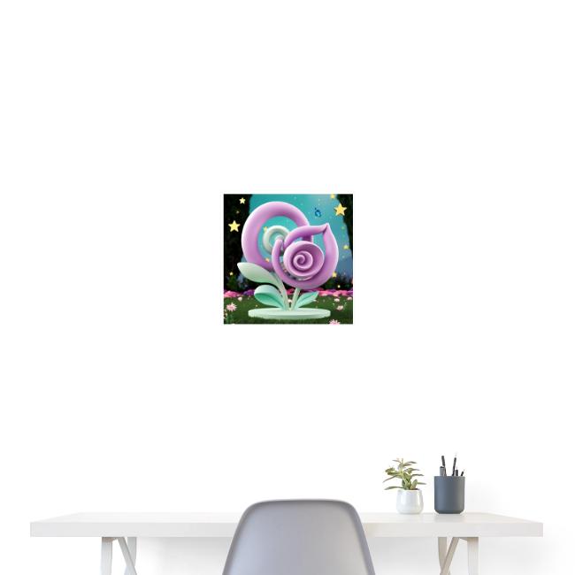 Lila Bloom | Double Floral Eco-Inspired Art