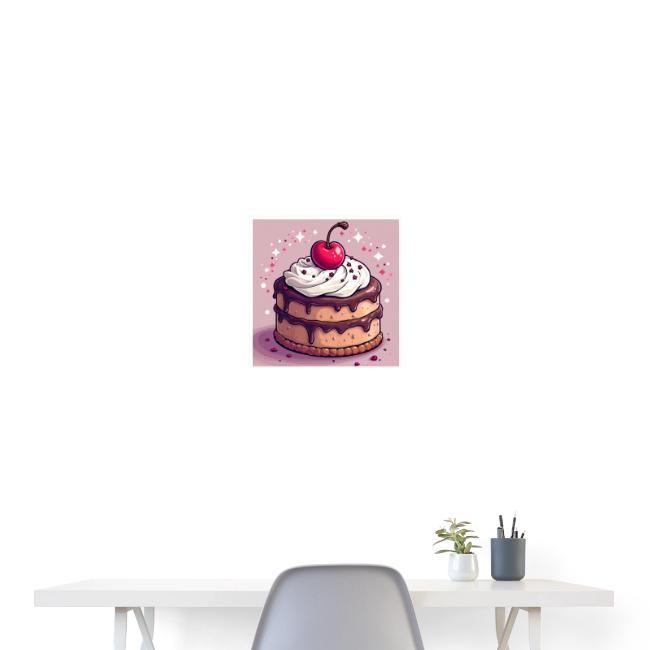 Cherry‑Topped Celebration Cake Design