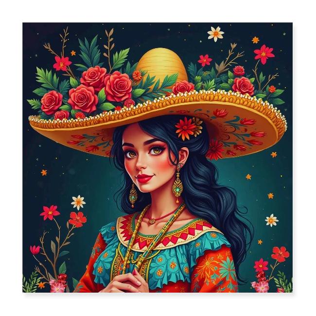 Mexican Design, Regional Mexican Charro Woman