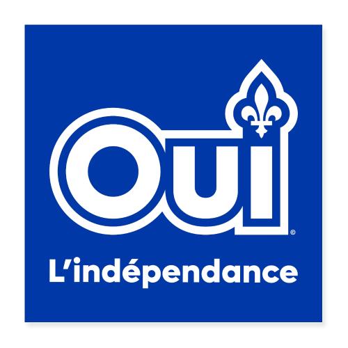 OUI Québec L'Indépendance - Poster 16 x 16 po
