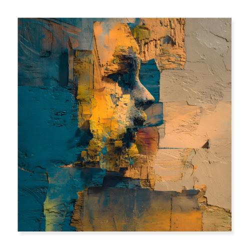 Abstract Art: Hidden in Texture - Poster 16x16