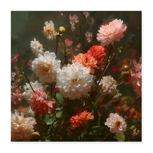Garden Glimpse in Bloom - Poster 16x16