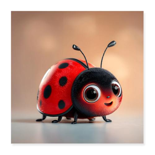 Joyful Ladybug - Poster 16x16
