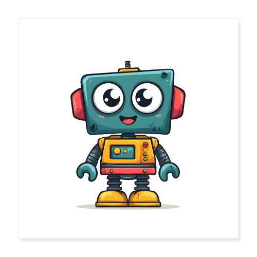 Friendly Robot Joy - Poster 16x16