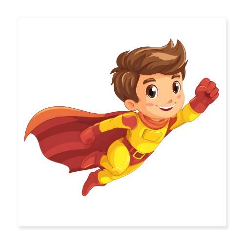 Soaring Super Boy - Poster 16x16