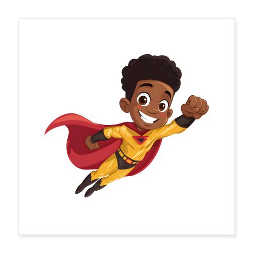 Hero in Flight - Poster 16x16