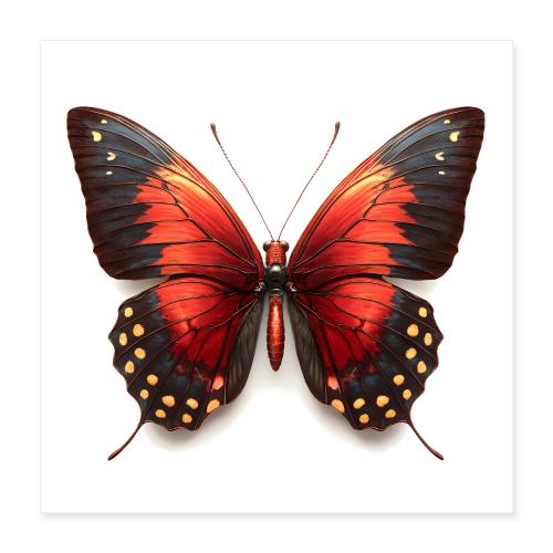 Fluttering Beauty - Poster 16x16
