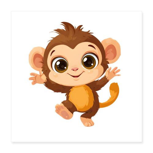 Dancing Baby Monkey - Poster 16x16