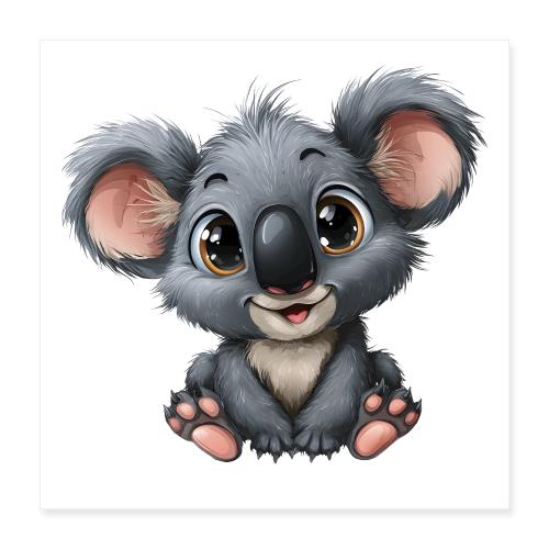 Gentle Baby Koala - Poster 16x16
